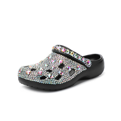 Rhinestone Bling Casual Sandals