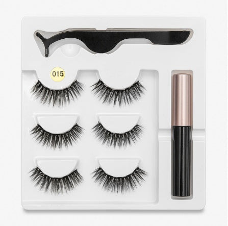 False Eyelashes With Magnet Set