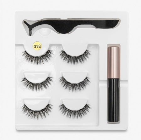 False Eyelashes With Magnet Set