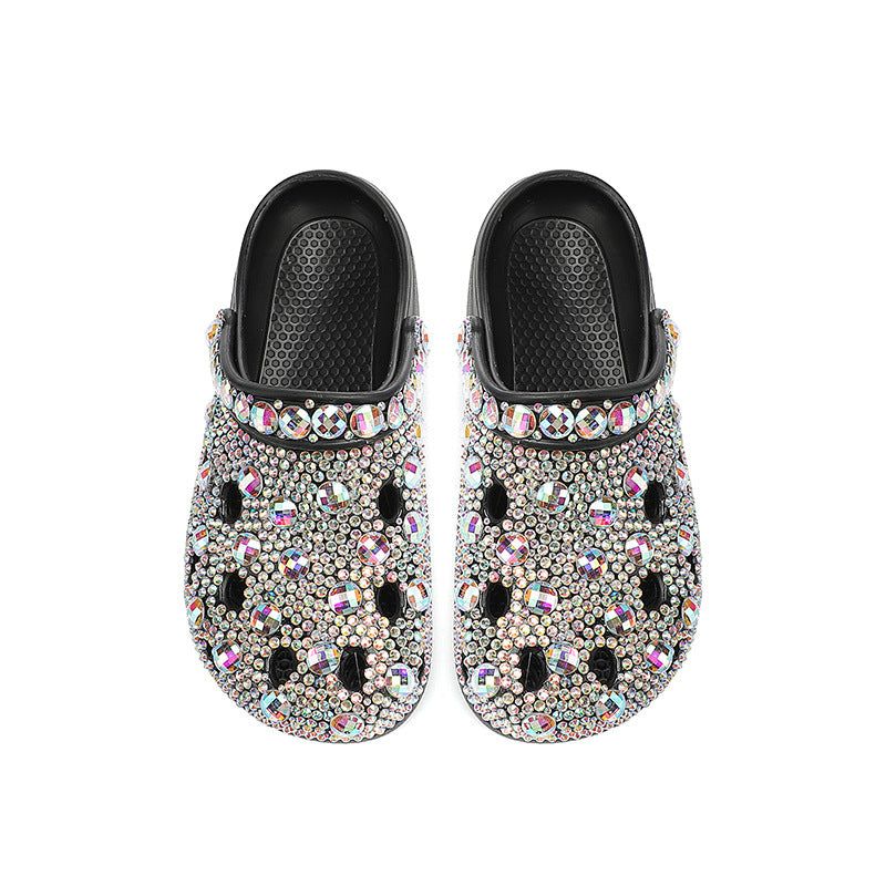 Rhinestone Bling Casual Sandals