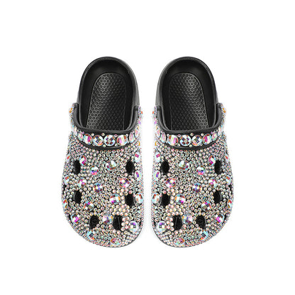 Rhinestone Bling Casual Sandals