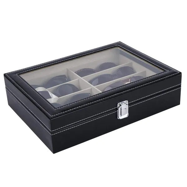 Leather Multi Sunglasses Organizer