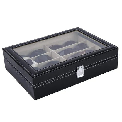 Leather Multi Sunglasses Organizer