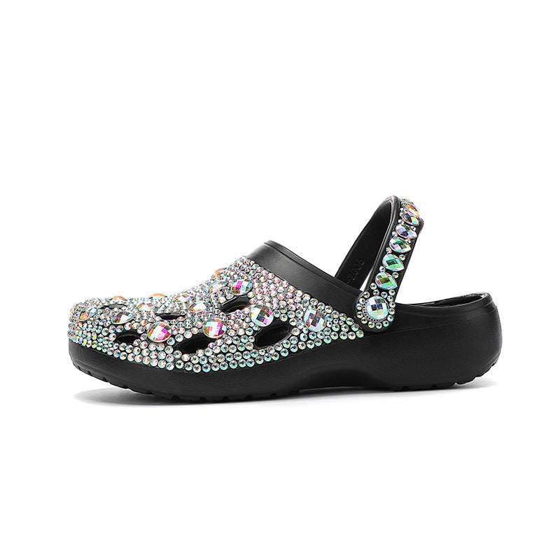 Rhinestone Bling Casual Sandals